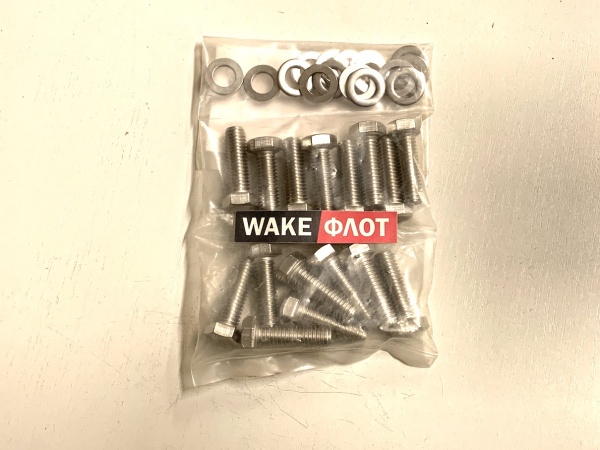 Болт впускного коллектора CHEVROLET BIG BLOCK 7.4L 454 набор с шайбами